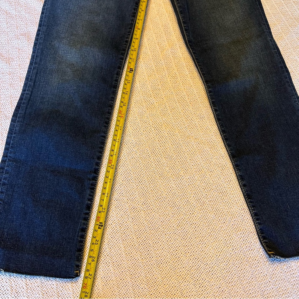 Hudson Natalie LEI Dark Wash Denim Skinny Raw Ankle Hem Jeans women’s size 28 - Picture 12 of 13